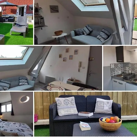 Joli Petit T2 Terrasse Proche Du Phare Apartment Calais Exterior photo